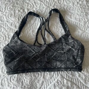 Lululemon Free To Be Zen Black Sports Bra